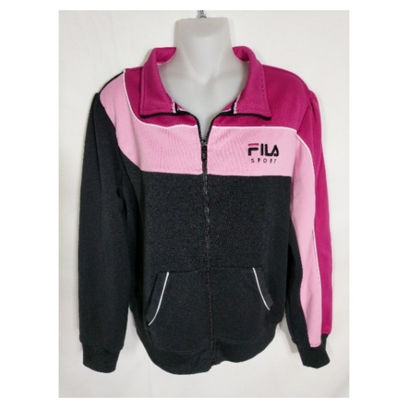 fila pink sweater